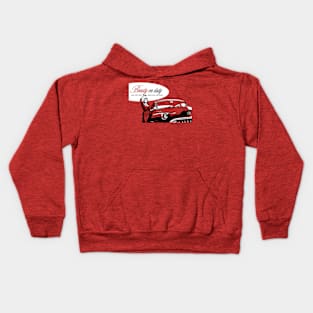 1950 BEAUTY ON DUTY - Buick ad Kids Hoodie